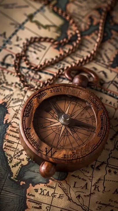 复古指南针象征着精准的平台选择